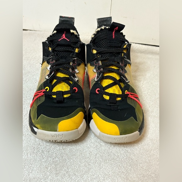 Nike Boys Jordan Why Not Zer0.2 SE CK0494-002 Multicolor Basketball Shoes Sz 4Y - Picture 2 of 8